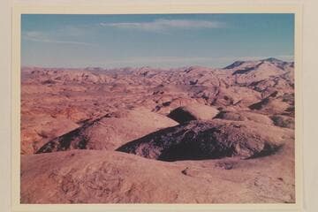 Across Nasja, Bald Rock, and Ch Canyons. Navajo Began at right. From near Dead Center Camp