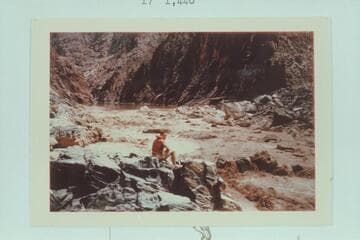Buzz Belknap looking over Horn Creek Rapid