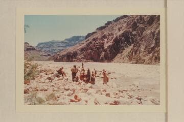 The Mitchell camera set up for action at Mile 205. Jim Algar is at right