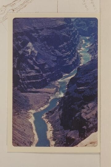 Vulcan Rapid. Approximately 2500 cfs. were being released through the Glen Canyon Dam