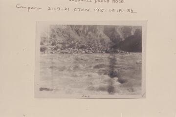 Waves in Rapid 35 at mouth of Palmer Canyon, Mile 195 1/2