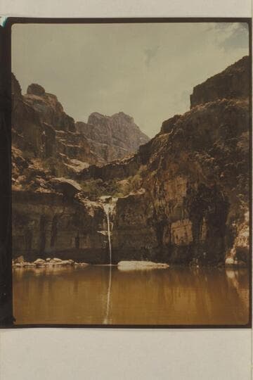 Emory [sic] Falls; in the Grand Canyon at the head of Lake Mead