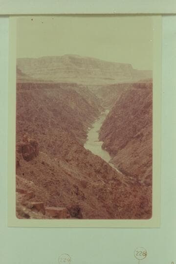 Down river from about Mile 226.5