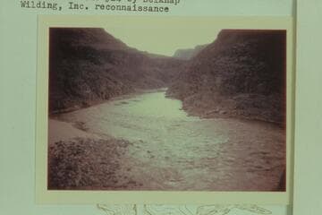 217 Mile Rapid from a helicopter. Wilding, Inc. reconnaissance