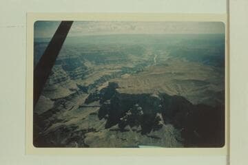 234 Mile Canyon at bottom; Irvin [sic] Butte below center