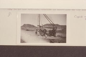 The Keystone Drilling Machine in operation on the shore