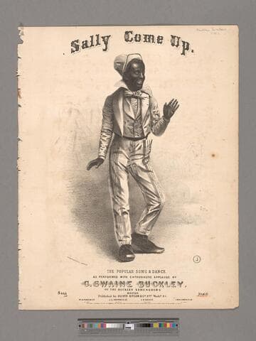 Sally Come Up : the popular song & dance / as performed with enthusiastic applause by G. Swaine Buckley of the Buckley Serenaders