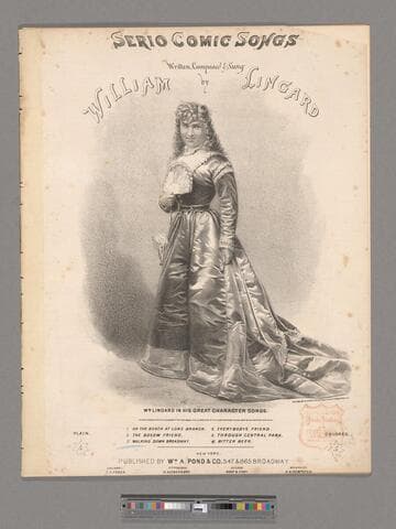Walking down Broadway / written, composed & sung by William Lingard ; arranged by Chas. E. Pratt
