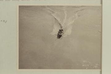 The "Esmeralda" under the bridge at Bright Angel Creek