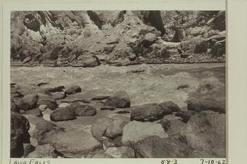 Vulcan Rapid [on photo:  Lava Falls]