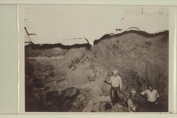 In Stanton's cave.  Nevills; Marston; McConkie