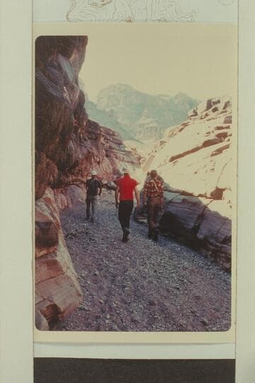 Walking up Trail Canyon