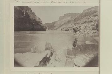 Where Hansbrough and Richards were drowned on July 15, 1889;  Brown-Stanton Survey