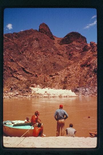 Beached above Tuna Rapids