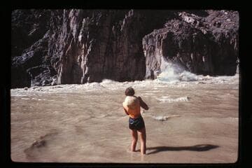 "Wee Yellow" down Monument Creek Rapids