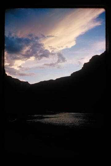 Sunset at Diamond Creek