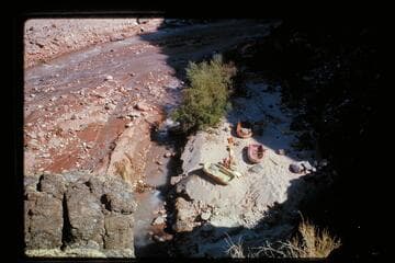 Camp at mouth of Tapeats Creek
