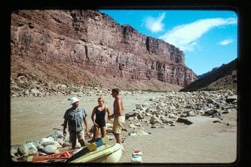 Bill Belknap, Robin Segerblom, Buzz; Badger Creek Rapids