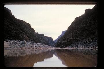 Down to fan at Bridge Canyon