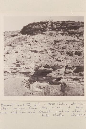 Placer operations at mile 151, left bank