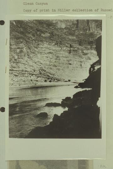 Glenn [sic] Canyon; copy of print in Miller collection