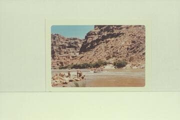 The small units of Georgie White in Narrow Canyon, Mile 174-175