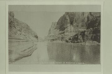 Down from Mile 174 1/4 in Narrow Canyon; Brown-Stanton Survey