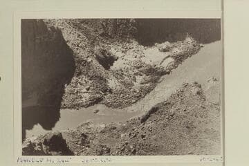 24.5 Mile Rapid; Marble Canyon. Note the Stanton's Marble Pier left of upper center