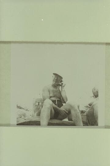 Dock Marston at radio at foot of Unkar Rapid