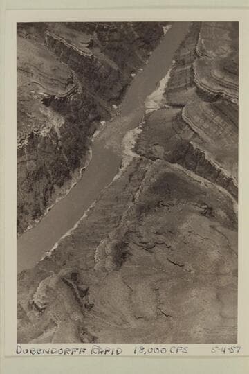 Dubendorff Rapid. Approximate gauge: 18,000 cfs