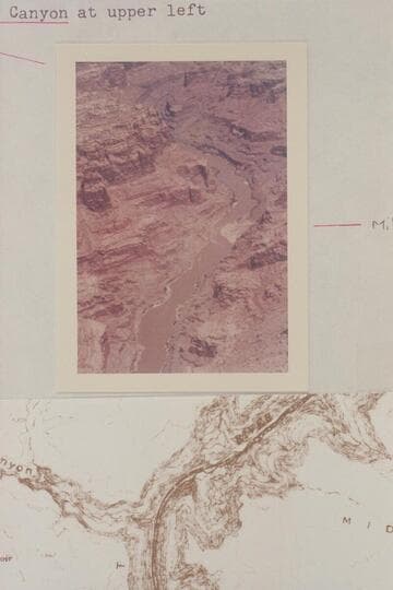 Up to side canyon at Mile 184.1.  Cove Canyon at upper left.  Mile 184.1