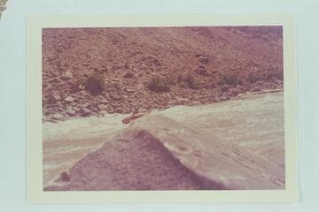 Bill Davis running the riffle at Mile 204.3