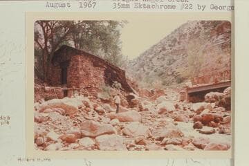 Flood damage, Bright Angel Creek