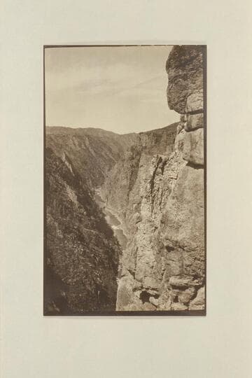 Black Canyon of the Gunnison from the rim. USGS
