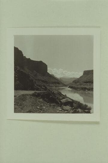 Down the Colorado River from about Mile 85. Fisher Towers in distance