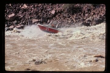 "Big Red" down Hance Rapids, 38,800 cfs