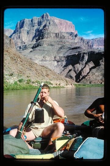 Boiling water with torch