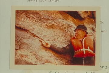 Dock Marston at D. Julien inscription ["by Marston" means Belknap used Marston's camera]