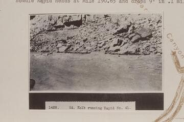 Ellsworth Kolb in Bowdie Rapid