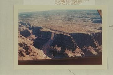 Rock slide above Dark Canyon--side canyon about Mile 184.1