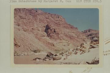 Upstream at Mile 209.8 in Cataract Canyon from head of rapid