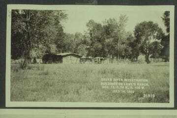 Green River Investigation:  Upstream 1 1/2 miles about Spring Creek