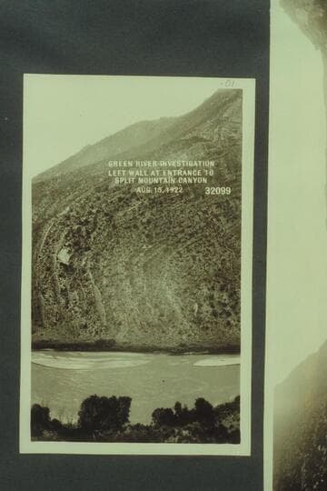 Green River Investigation: Left Wall at Entrance to Split Mountain Canyon