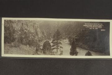 Green River Investigation: Downstream towards Damsite, 1/2 Mile below Red Creek