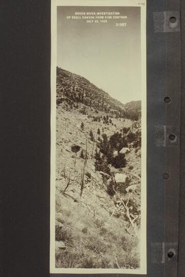 Green River Investigation:  Up Skull Canyon from 6100 Contour