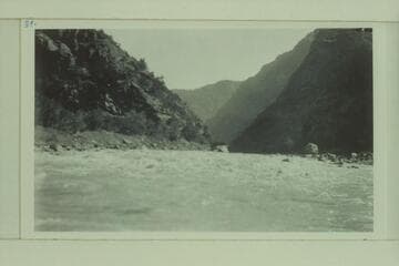 Upper part of Triplett Falls; Canyon of Lodore.  Mile 232 1/4
