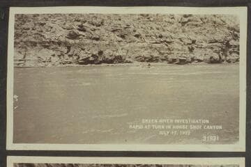 Green River Investigation- Rapid at turn in Horseshoe Canyon