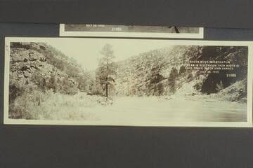Green River Investigation:  Upstream in Red Canyon from Mouth of Cart Creek, Dutch John Damsite