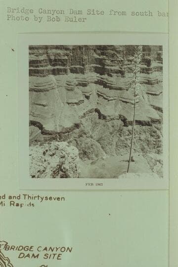 Bridge Canyon Dam Site from south bank