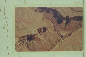 Mouth of Tanner Wash showing Sheerwall Rapid
